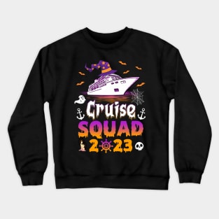 Halloween Cruise Squad 2023 Matching Family Cruising Crew Crewneck Sweatshirt